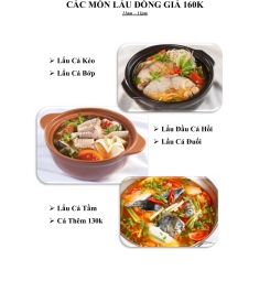 Menu Lẩu Cá Quê Nhà trang 1