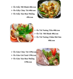 Menu Lẩu Cá Quê Nhà trang 14